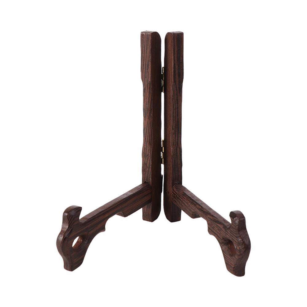Multifunction Decoration Picture Bracket Wooden Plate Holder Display Stand Photo Frame Stand Easels