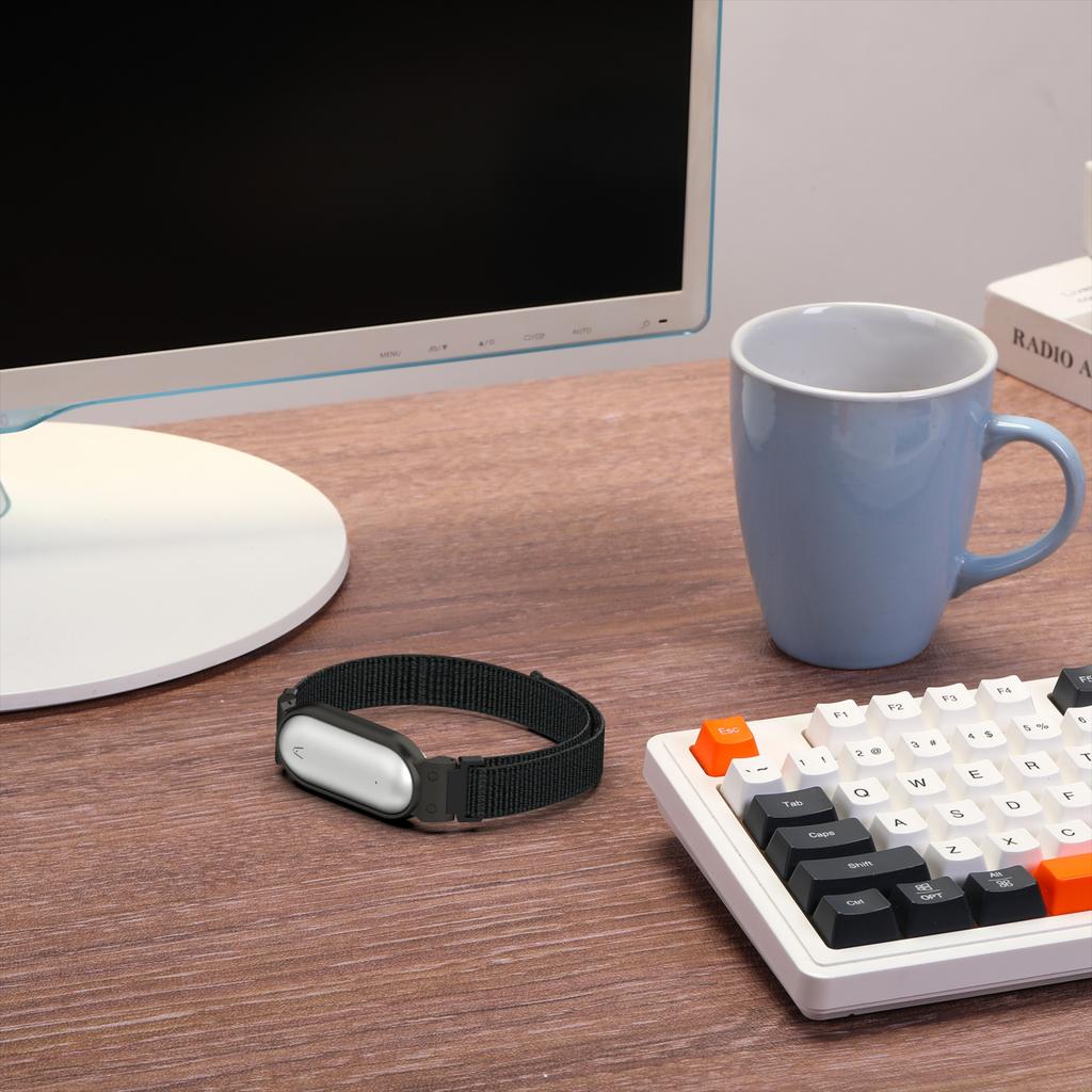 Nylonband mit Metallrahmengehäuse für PLAUD NotePin AI Wearable Voice Recorder Magic Tape Strap