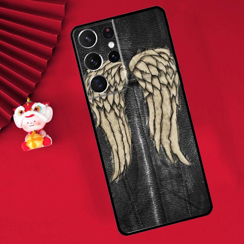 Daryl Dixon Wings Zombie Case For Samsung Galaxy S24 S23 S25 S26 Ultra S20 FE S21 S22 Plus S10 S25 FE Cover Funda