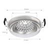 Barbecue Grill Pot Steak Grill Charcoal Pan Multifunctional Aluminum Barbecue Grill Hot Pot for Family Gathering Outdoor Picnics