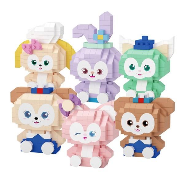 

Mini Duffy Friends Nanoblock, популярные корейские игрушки