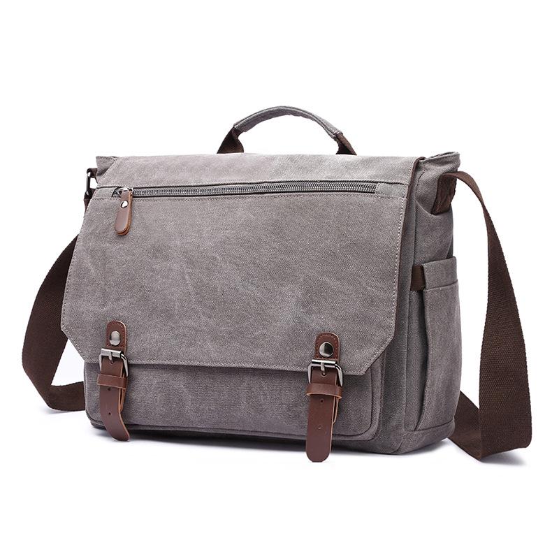TS JYL laptop bag,Canvas Crossbody Bag Large Business Laptop Handbag