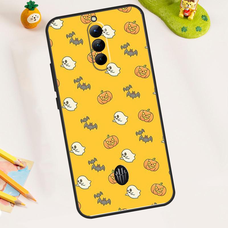 Cute Halloween Ghost Case For ZTE Nubia RedMagic 11 Pro Plus 10 9 8 8S 9S 10S Pro 5G 5S 6 7 6S 7S Pro 11 Air Cover