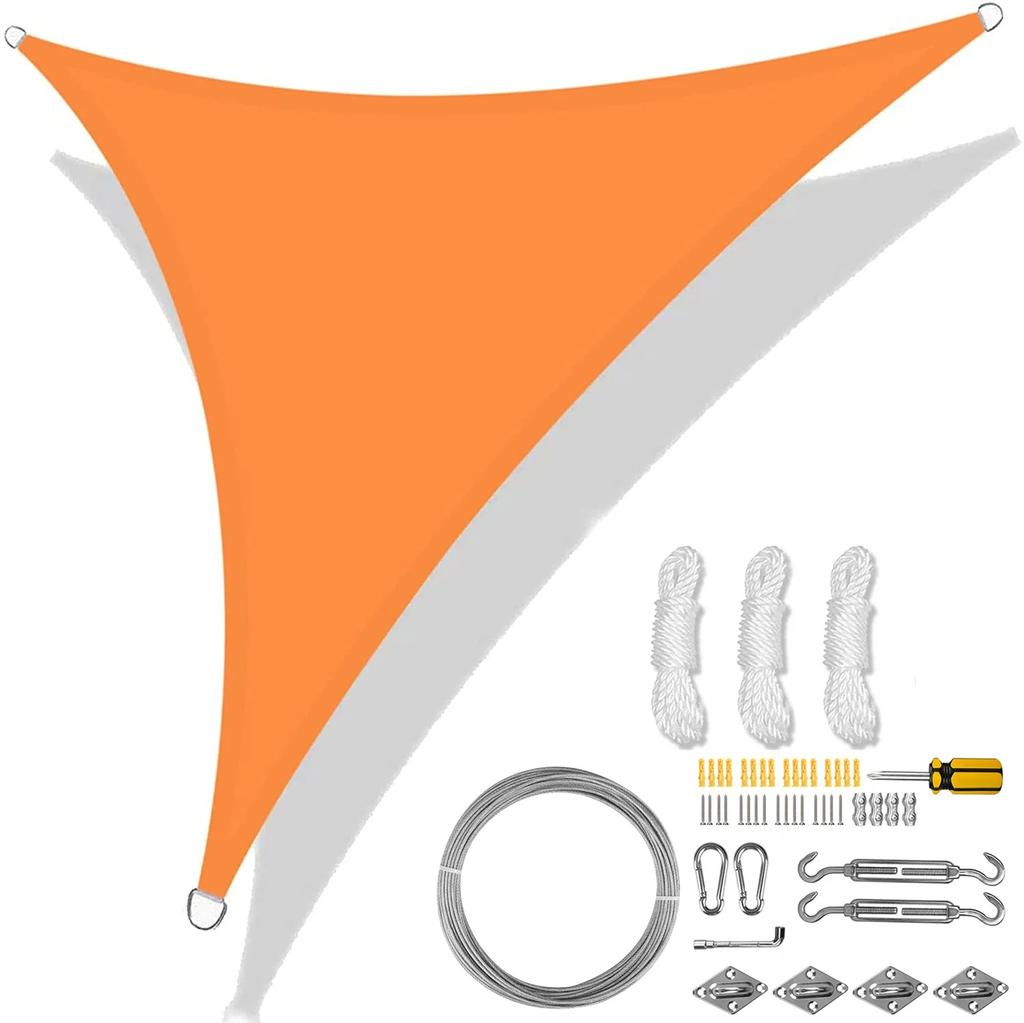 Rechteckiges Sonnensegel 3x5 Meter – Wasserdicht, 98% UV-Schutz, Inkl. Befestigungsseile Für Garten, Terrasse & Balkon (Weinrot)