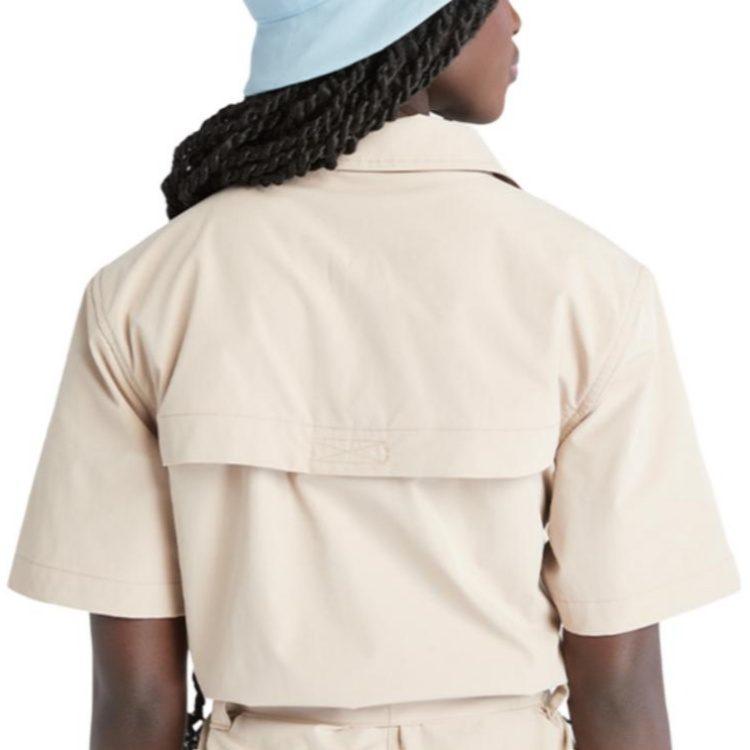 Timberland Short Sleeved Dress Women's Light Mud A6AEH-269
