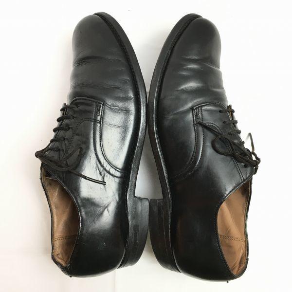 1961 SPORTWELT SHOE CO. U.S. NAVY Service Shoes Size 7R (25.0cm) Black 6-Eyelet Vintage 60s(USED)