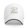 Let's Hunt Baseball Cap Football Trendy Men Women Hip Hop Hats Breathable Print Outdoor Sports Snapback Cap Birthday Present