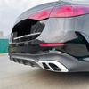 A03E-Car Tail Throat Decor Frame For Mercedes-Benz E W214 2024+ Car Exhaust Pipe Trim Cover Stickers
