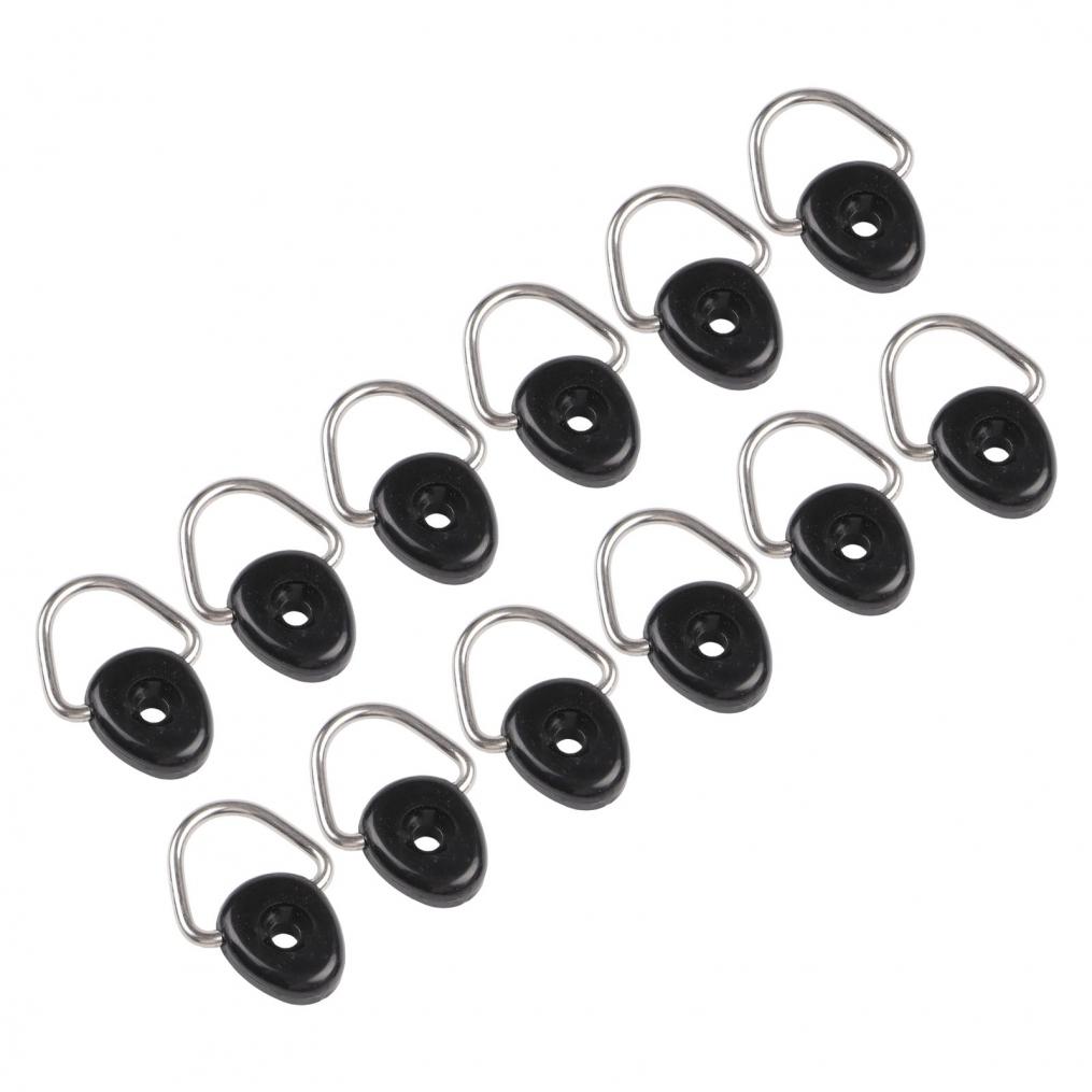 Leichte Nylon D-Ring Zurrgurte für Kajaks Set mit 12 Deckbeschlagsschrauben
