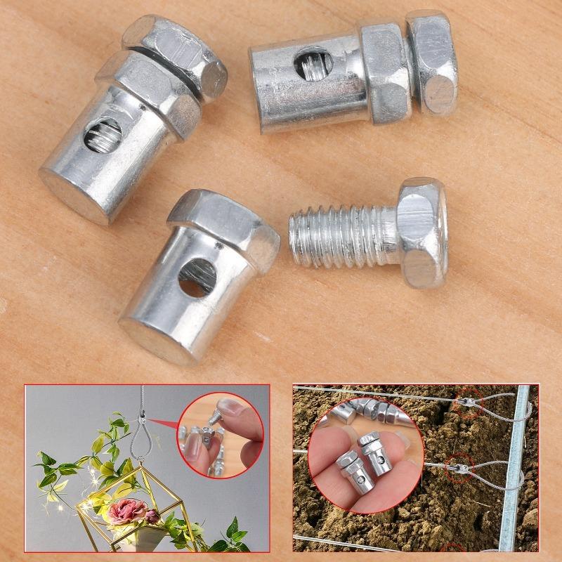 Throttle Cable Stopper Clamp for Motorcycle Scooter ATV Dirt Bike Brake Wire End Adjuster Screw Fixing Buckle Universal Part