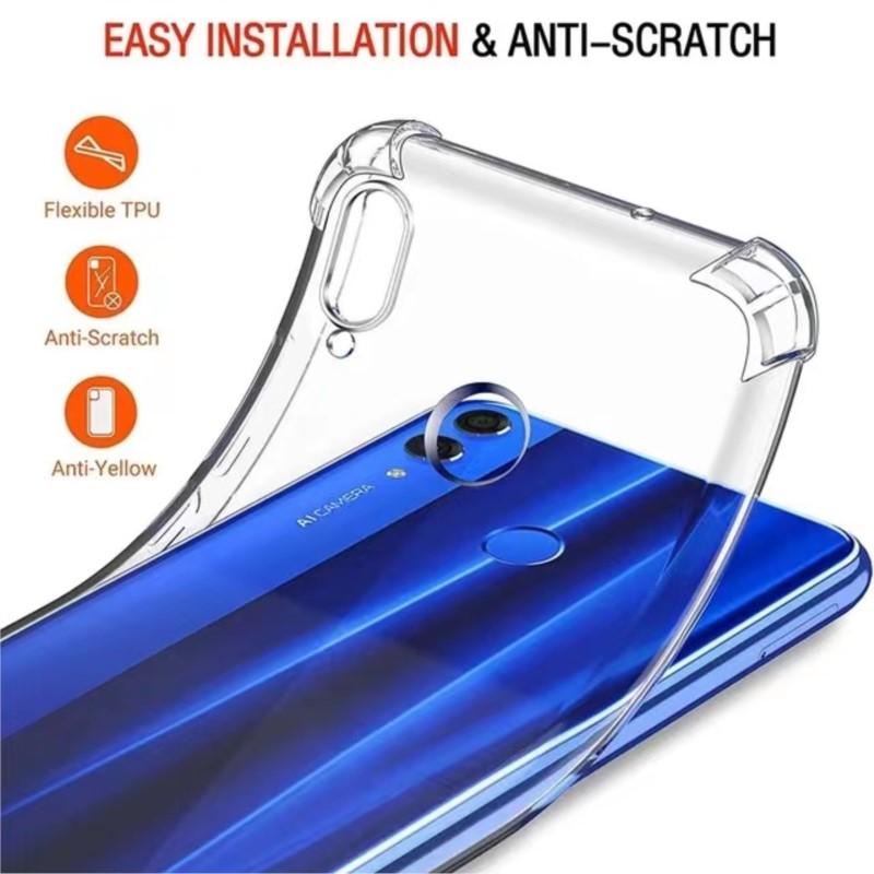 Husă transparentă cu airbag de 1,5 mm grosime pentru Huawei Honor 10 lite P20 P30 P40 20 lite Y6 Y7 Y9 Y6P Y7P Y8S Y8P P Smart S Pro 2019