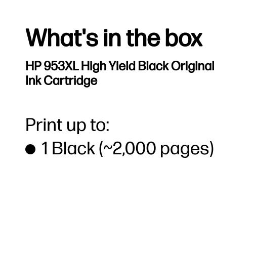 HP 953XL (L0S70AE) Ink Cartridge, Black