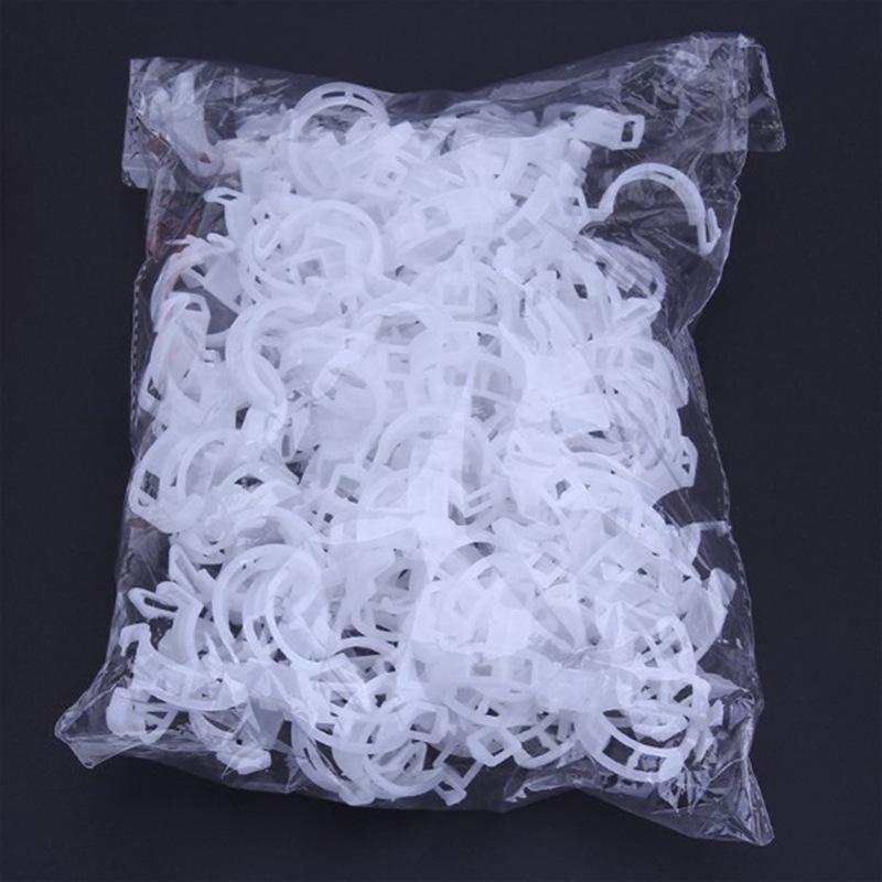 

50 шт. Зажимы для помидоров шпалера садовое растение цветок овощной связывающий шпагат поддержка растений тепличные принадлежности 50pcs белый