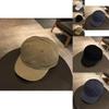 Vintage Unisex Short-brim Baseball Cap Cotton Street Style Adjustable Hat