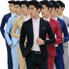 Men's Fashion One Button Suit Coat Wedding Business Casual Slim Lapel Jacket