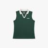 diadora Collar Contrast Sleeveless Green