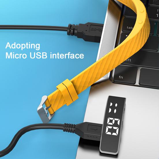 Вібраційний Будильник Годинник Для Глибоко Сплячих Тихе Пробудження Розумний Браслет Чоловіки Жінки Регульований Носимий Вібраційний Ремінець на Зап'ястя