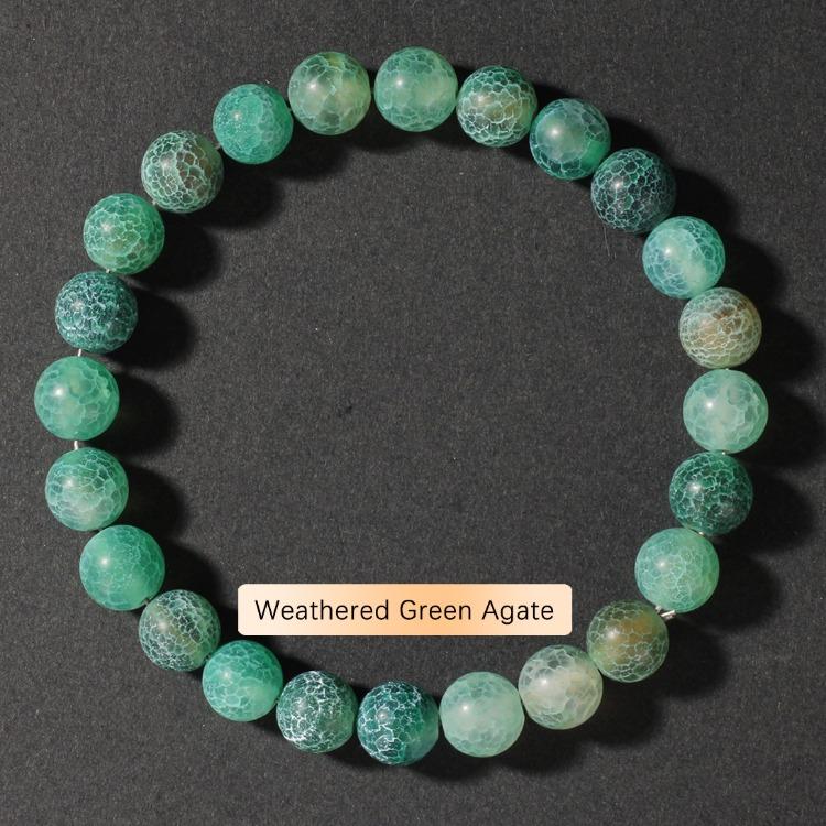 Regali Festivi Bracciale con Perle di Apatite Blu Pietra Naturale Gioielli alla Moda Rilassanti Per Uomo e Donna Accessorio Semplice Versatile per l'Uso Quotidiano