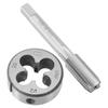 2pcs Tap And Die 1/2-20 UNF Right Hand HSS For Stainless Steel Iron Aluminum Thread Making Repairing Metalworking Manual Tools