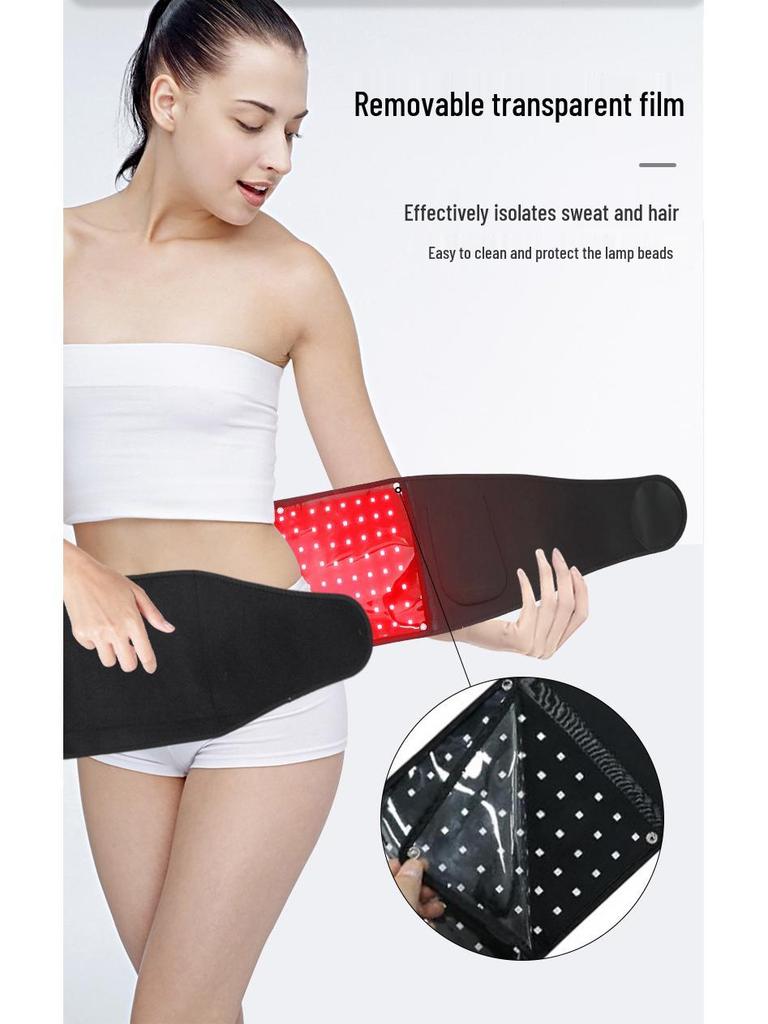 LED Infrared Therapy Waist Belt with Multi-functional Massage and Heat Compress