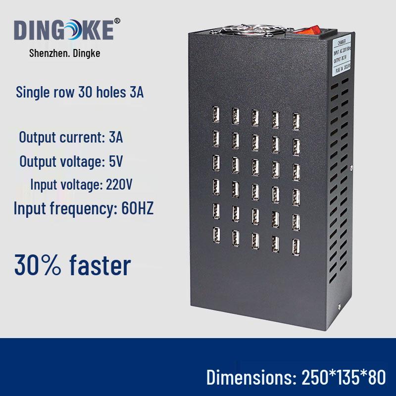USB Multi-Port Charger: 10-100 Port Station with PD/QC3.0 Fast Charging - Charger King