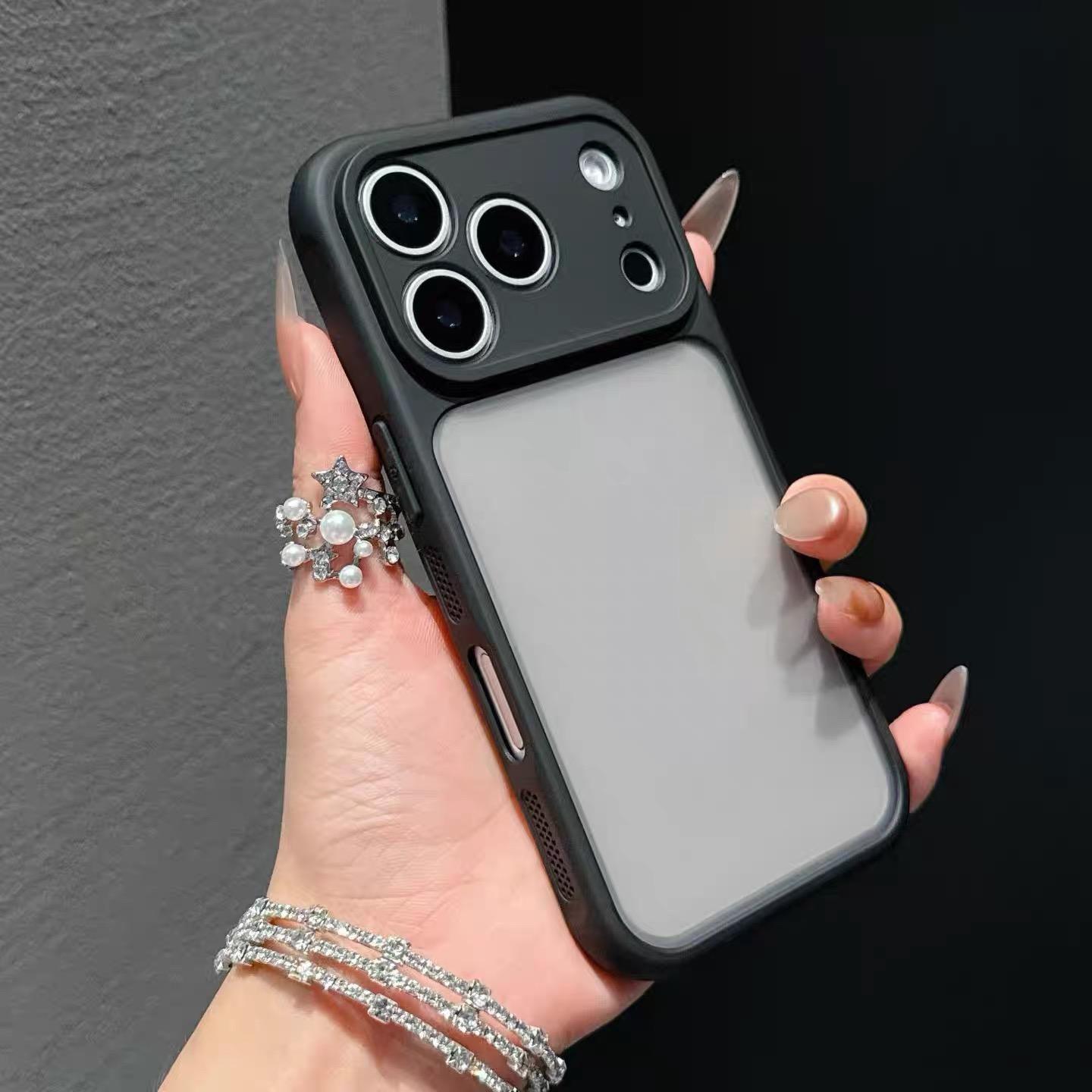 

Luxury Matte Transparent Phone Case For For Iphone 12 13 14 15 16 17 Pro Max Plus Air Shockproof Bumper Cases Cover iPhone 15 Plus