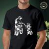 Dad And Son Funny Motorcycle Graphic Men's Moto T Shirt Casual Dress High Quality Mens Cotton R