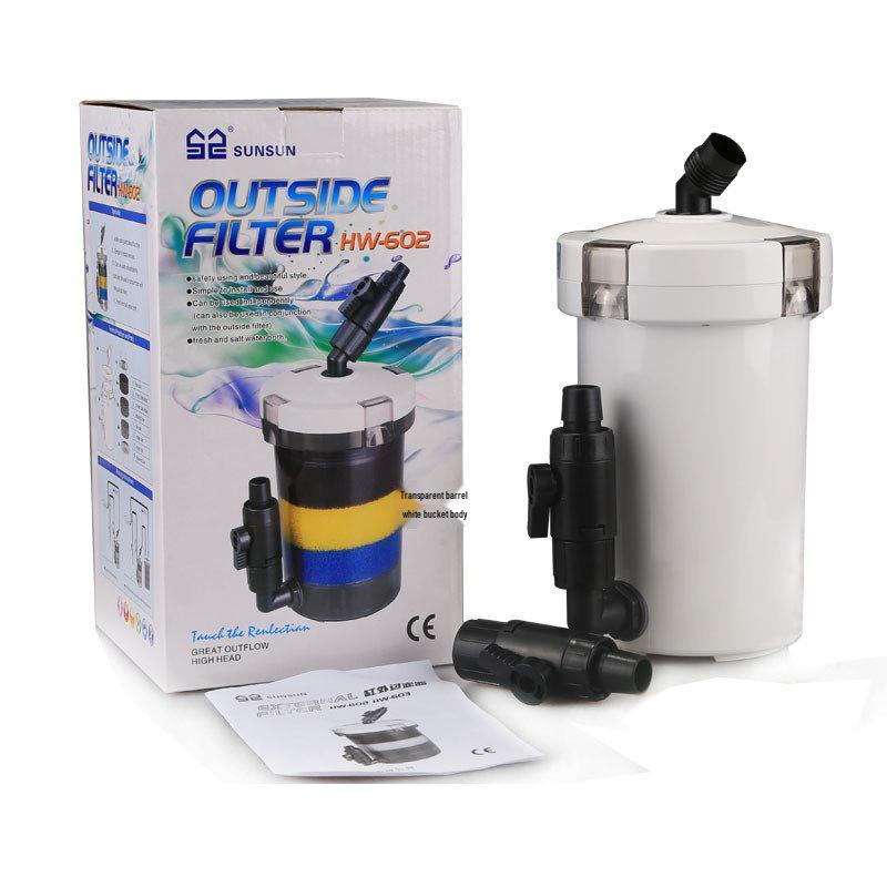 Jialu Transparenter Externer Fischbeckfilter - Leiser Außenfilter für Aquarien.