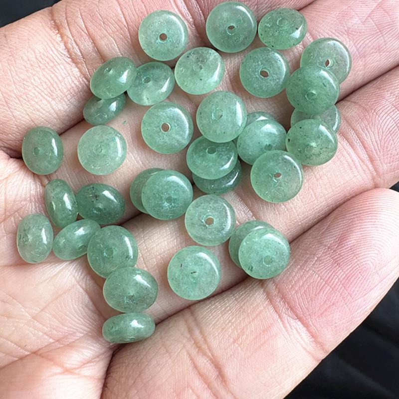 Dongling Agate Light-Colored Spacer Beads for Wenwan, Star Moon, and Bodhi Seed Bracelets - DIY Accessories