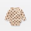 Ins Baby Fart Spring/Autumn Cotton Triangle Romper - Newborn Jumpsuit