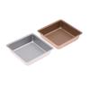 4Inch Mini Square Carbon Steel Baking Tray Pizza Cake Mold Non-Stick Bakeware Air Fryer Oven Tart Pan Kitchen Cooking Tool