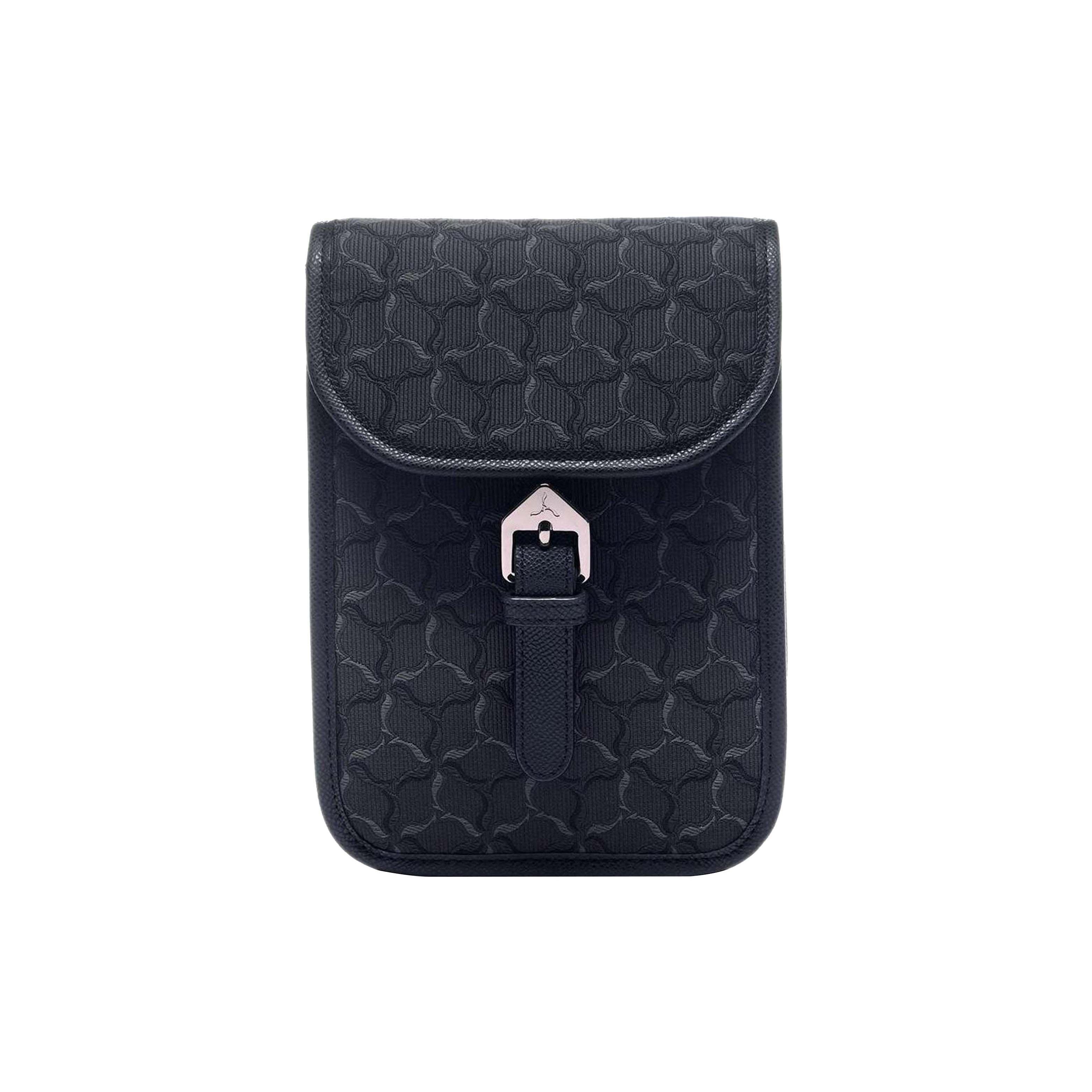

Li-Ning 1990 Casual Allover Print Leather PU Shoulder Crossbody Bag Unisex bags Black ABDS292-2 Black