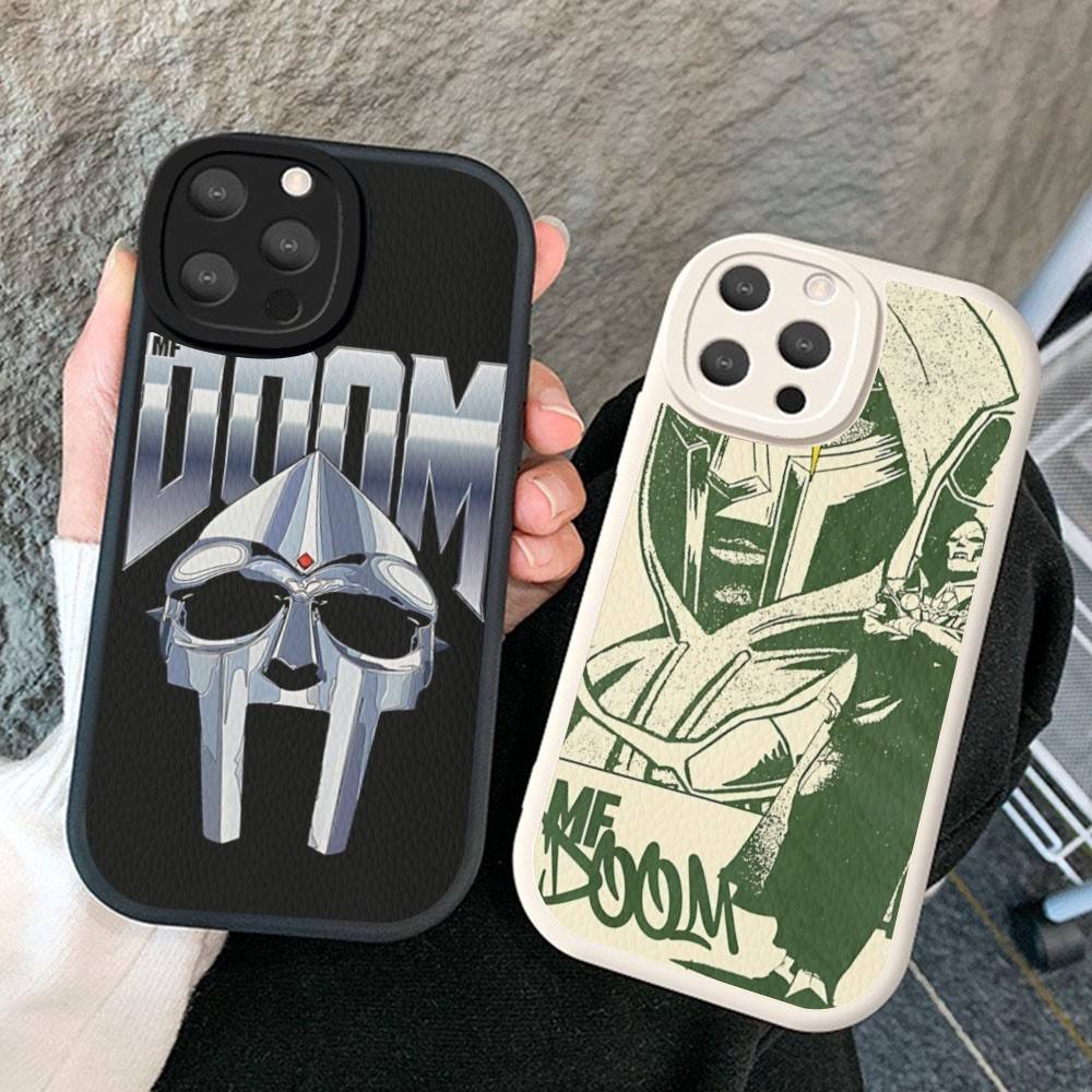 Underground Hip Hop M-MF-DOOM For IPhone 16 15 14 16E 13 12 11 Pro Max Plus Phone Leather Case