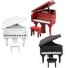 Drewniana Ozdoba Model Pianina 1:12 Miniaturowe Meble do Domku dla Lalek Dekoracja Sceny Domowej
