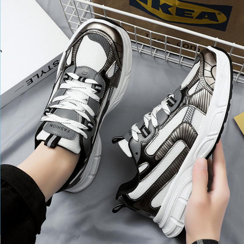 Fashion Men's Sneakers Mesh Breathable Sports Running Shoes for Men Light Lace Up Casual Shoes zapatos baratos liquidación envios gratis