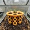 7 Cells Garden Nursery Pot Breathable Plant Germination Tray Seed Starter Tray  Home Gardening