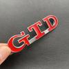 Golf 3 4 MK3 MK4 2026 Heiß Für VW VOLKSWAGEN 3D Metall GTD Buchstaben Auto Heckklappe Kofferraum Abzeichen Emblem Für Volkswagen VW Golf 7 6 5 4