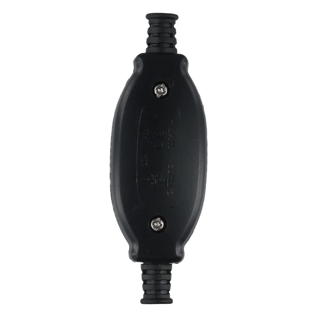 204 IP65 Waterproof Dustproof In-line Switch Silver Contact Double Cut Switch High Working Power ON-OFF Push Button 3A 250V