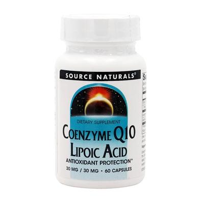 Coenzyme Q10 Acide Lipoïque 30 mg, 60 Capsules