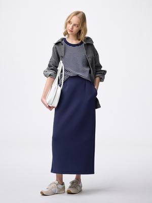 Puff Sweat Narrow Skirt+ec  Length 88.0 To 92.0 Cm 