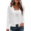 Women's V Neck Button Front Knit Cardigan Casual Loose Fit Open Front Sweater