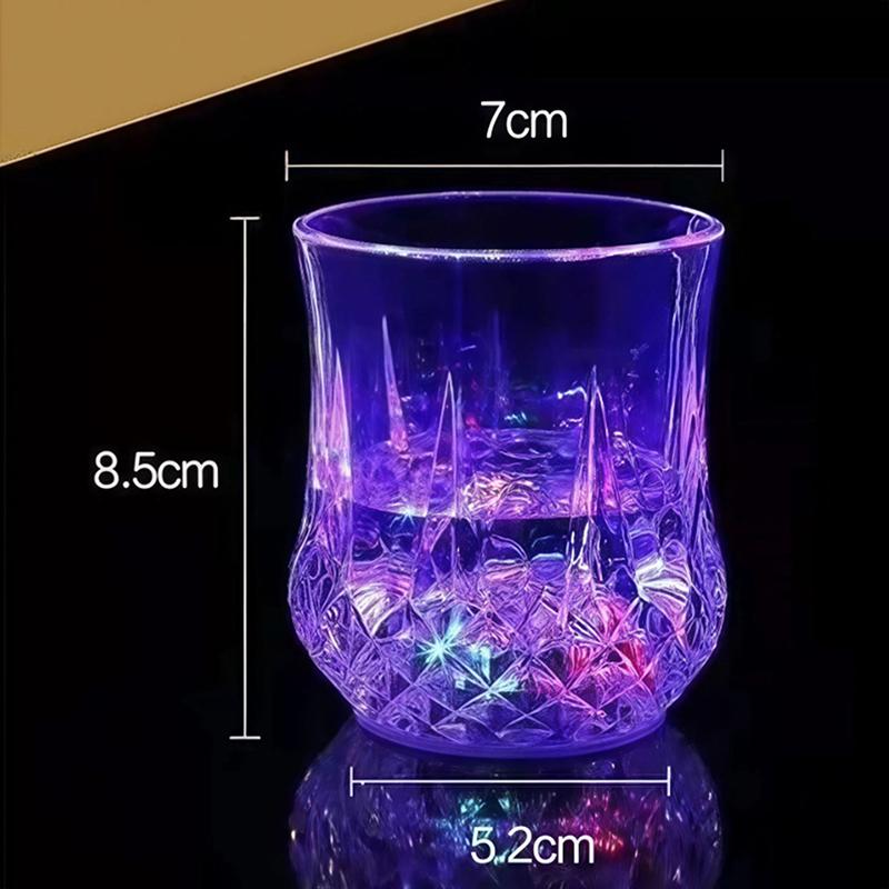 Taza de Piña Led de Colores Iluminada Vasos para Beber Brillantes Intermitentes para Fiesta Bar Discoteca Boda y Eventos