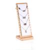 New Solid Bamboo Wood Jewelry Display Stand Necklace Showcase Holder Pendant Long Chain Handing Organizer Holder For Necklaces