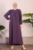 Damen-Kleid in großen Größen, lang, Übergröße, Mutterkleid, Sommer-Hijab-Kleidung