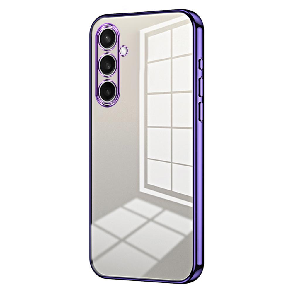 For Samsung Galaxy A35 5G Case Electroplating Frame Soft TPU Phone Cover