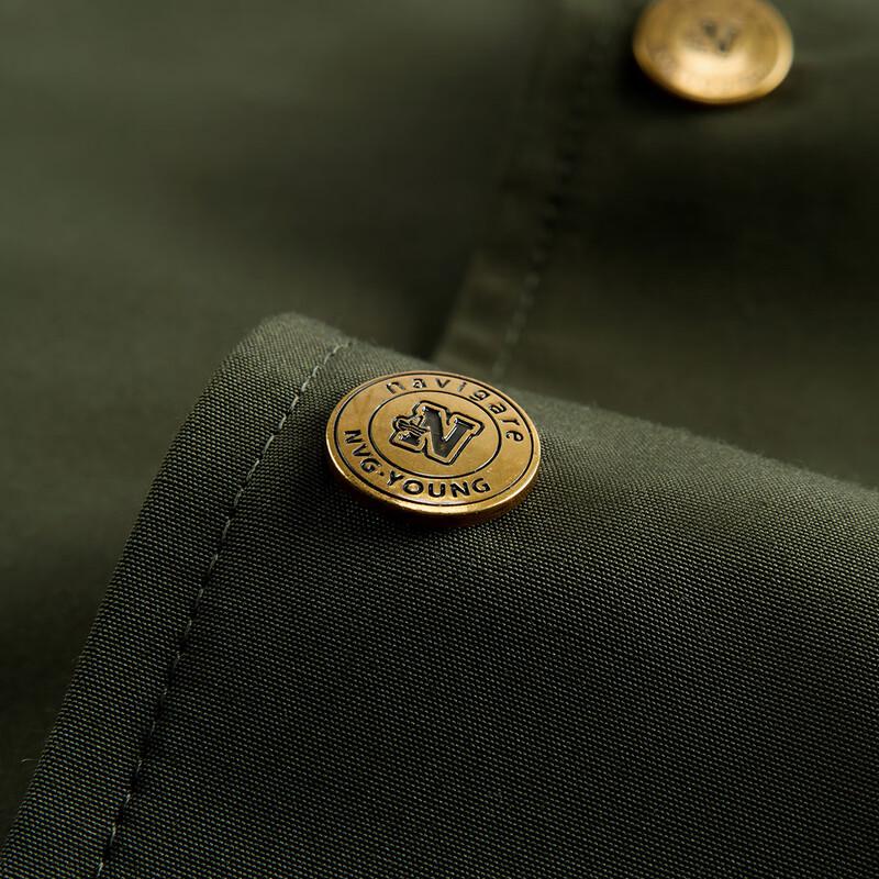 Navigare Casual Turn-Down Collar Short Jacket