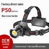 Rechargeable Long-Range Zoom Headlamp: High-Brightness Induction for Outdoor Night Fishing