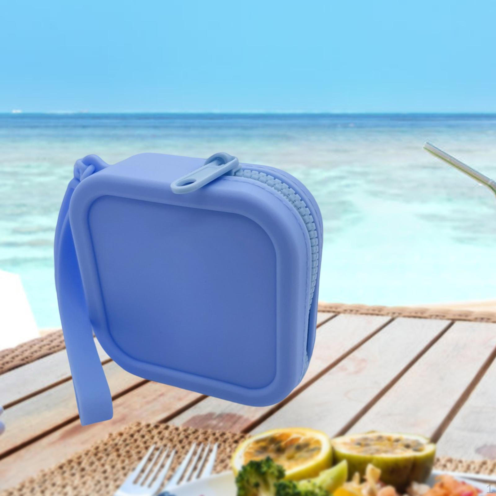 Силиконовый кошелек сумка для ключей водонепроницаемая молния небольшое хранилище — фото 12