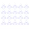 20PCS Car Sun Visor Fixing Suction Cup Rubber Mini Pull Ring Automotive Window Sucker Hook for Car Kitchen Bathroom