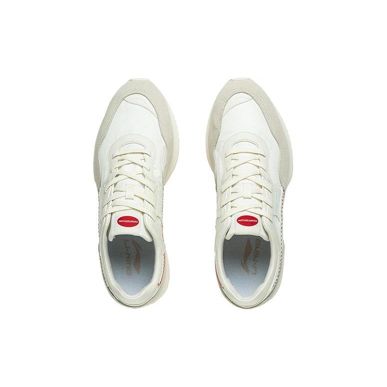 Li Ning Forest Woven Abrasion Resistant Breathable Low top Sports Casual Shoes Men's White AGCT173-4